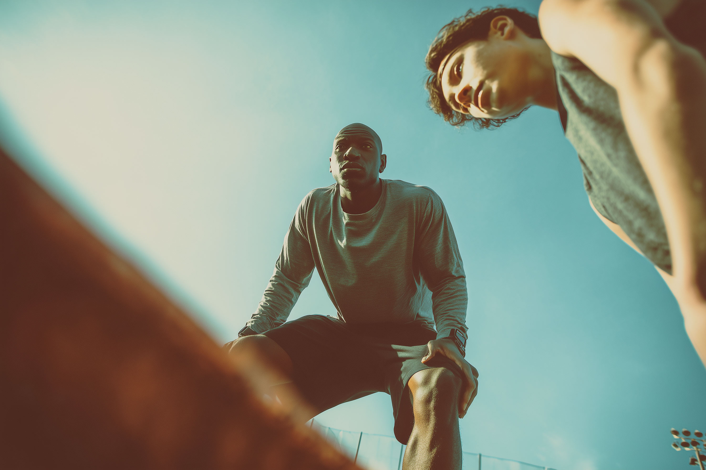 Youth basketball training